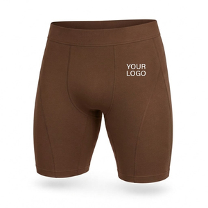 New Arrival Hot Sale Men's Performance Sports <b>Compression</b> <b>Shorts</b> Elastic Waist Custom Logo Knitted Spandex Athletic <b>Short</b> - Product Image 1