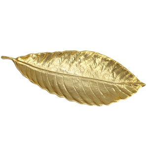 Very High Quality Durable Aluminum Leaf Shape Serving <b>Tray</b> Attractive Design Food Plate <b>Tray</b> Serving for Tableware - Product Image 2
