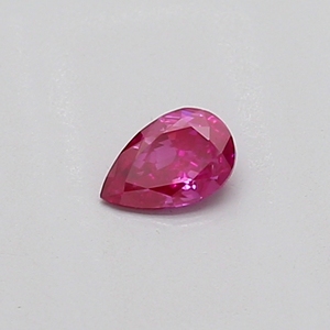 Diamant de laboratoire cultivé en CVD de 0,20 ct, rose vif fantaisie, taille poire, pureté VS1 - Product Image 1