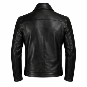 Veste en cuir véritable pour homme, légère, durable, confortable, de qualité supérieure, vêtement de motard en cuir personnalisé - Product Image 2