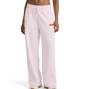Pantalones deportivos personalizados para mujer, de pierna recta, lisos, de alta calidad, con cordón en la cintura, informales, de forro polar. - Product Image 4