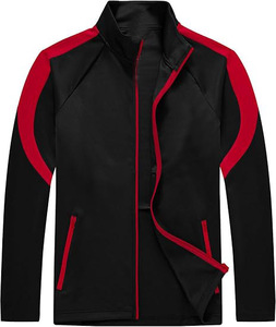 Men's Gray Lightweight 100% Polyester Streetwear Full <b>Zip</b> <b>Jacket</b> & Matching Pants Sportswear Set - Product Image 5