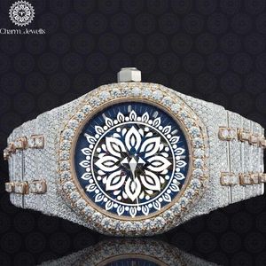 Reloj de Lujo Charm Jewells de Acero Inoxidable, Caja de 40 mm, Movimiento Mecánico Analógico, Esfera de Cristal, Moda Masculina, Resistencia al Agua de 10 Bares - Product Image 1