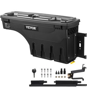Cassetta Portaoggetti per Cassone Compatibile con Chevrolet Silverado 1500, 6.6 Galloni/20 L, in ABS, con Coperchio Bloccabile, Impermeabile, con Vano Portautensili - Product Image 1
