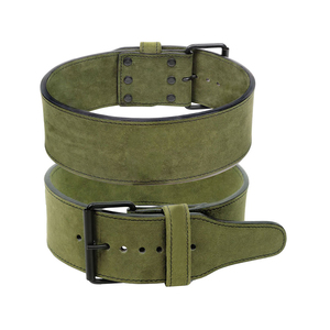 Ceinture de soutien lombaire en cuir de vachette respirant avec logo personnalisé et fermeture à boucle pour la musculation et le fitness - Protection unisexe - Product Image 2