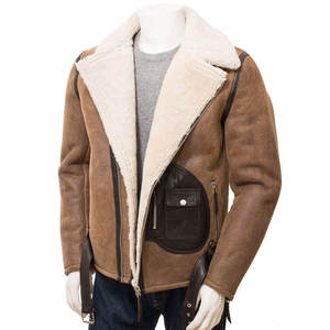 Custom Sheepskin <b>Leather</b> <b>Jacket</b> Oem Odm Service Premium Genuine <b>Leather</b> Fashion Outerwear Wholesale - Product Image 2