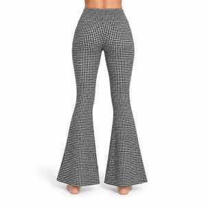 Best Quality Bell Bottom <b>Legging</b> Features Stretch Fabric <b>Flared</b> Hem And Comfortable Fit For Fitness Training And Casual Fashion - Product Image 5