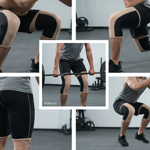 Genouillères légères en néoprène antidérapantes à compression unisexe pour l'entraînement de force et la protection des genoux – Service OEM - Product Image 6