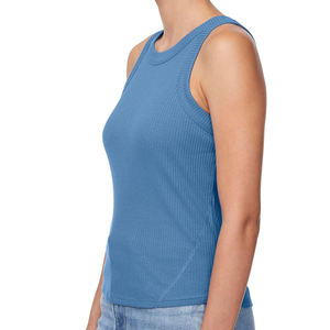 Camiseta deportiva de malla sin mangas para mujer, estilo slim fit, top de gimnasio, camiseta sin mangas para mujer en oferta. - Product Image 3