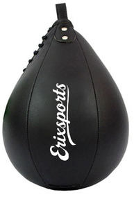 Custom Logo Genuine Leather Pedestal <b>Boxing</b> Speed Bag Pear Shape Durable || Wholesale MMA Muay Thai Fitness Training - Product Image 6
