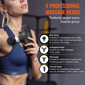 Mini Pistola per Massaggio Portatile per Tessuti Profondi e Percussione Muscolare, Dispositivo Manuale per il Sollievo di Atleti, per Dolori a Testa e Corpo - Product Image 5