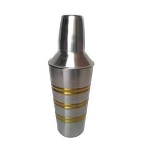 Nouveau style de shaker à cocktail en acier inoxydable, métal, cuivre, accessoires de bar, shaker élégant en verre pour utilisation en bar, vente en gros. - Product Image 2