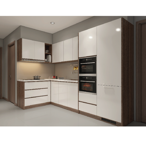 Meubles de cuisine modernes en panneaux de particules MDF et contreplaqué du Vietnam, durables et écologiques - Product Image 3