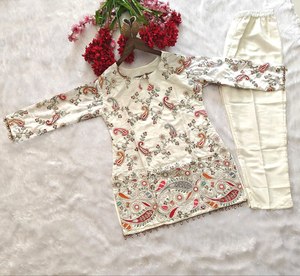 Nueva Colección Exclusiva Especial para Eid, Salwar Kameez de Seda Crepé para Mujer, Estilo Moderno - Product Image 6