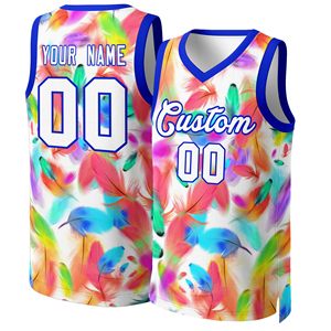 Custom Basketball Jersey V-Neck Sleeveless Sublimated Print Mesh 100% Polyester Breathable Unisex Adult All Seasons - Product Image 1