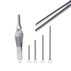DeBakey Bulldog 9mm Abrazaderas rectas de acero inoxidable de alta calidad Premium de instrumentos quirúrgicos manuales Fabricante de Pakistán - Product Image 1