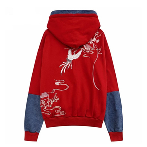 Sudadera con Capucha de Felpa Gruesa de Alta Calidad para Hombre, Corte Regular, 100% Algodón Ecológico, con Logotipo Personalizado Bordado y Diseño de Parches - Product Image 5