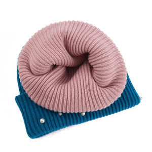 <b>Men</b> Rhinestone Beanie Warm Ribbed Knit <b>Cap</b> Sparkle Accent Private Label OEM Wholesale Manufacturer <b>Winter</b> Wear Beanies - Product Image 3