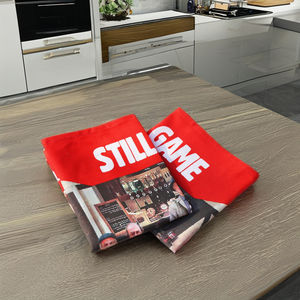 ผ้าเช็ดครัวพิมพ์ลาย 100% ผ้าฝ้าย สำหรับส่งออก ผ้าเช็ดครัวผ้าฝ้ายเนื้อนุ่ม ทนทาน - Product Image 1