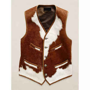 Chaleco de Motociclismo de Cuero Genuino de Alto Rendimiento, Resistente al Viento, Transpirable e Impermeable, para Hombre, Personalizado - Product Image 3