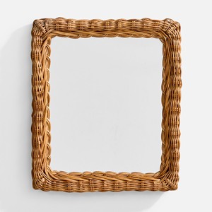 Miroirs au prix le plus bas avec cadre naturel, fournisseur ODM de décoration intérieure, miroir en rotin, accessoires de chambre à coucher - Product Image 3