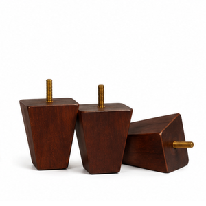 Natural Wood <b>Sofa</b> <b>Legs</b> Heavy Duty Tapered Furniture Feet <b>for</b> Contemporary Couch and Upholstered Ottoman - Product Image 1