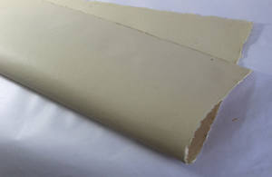 Feuilles de papier cadeau couleur crème sans bois et sans acide, 200 g/m², 100 % fibres de jute, idéales pour l'art, l'artisanat et la calligraphie - Product Image 5