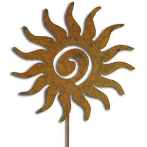 Ensemble de piquets décoratifs en métal en forme de champignons, art rustique en fer forgé pour la pelouse, le patio, le balcon et la décoration extérieure. - Product Image 1