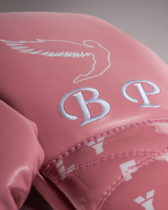 Gants de boxe de compétition Premium Fly Pro en cuir de vachette rose, pour sparring, prix bas, nouveau modèle - Product Image 4