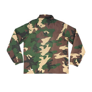 Chaqueta de camuflaje de algodón ripstop para hombre, con botones a presión personalizados, informal, para caza, ligera, para uso casual al aire libre. - Product Image 2