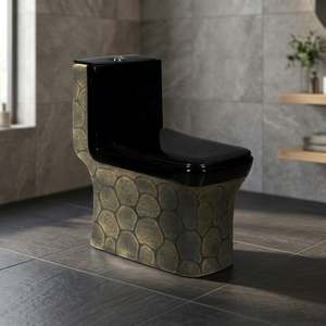 WC monobloc en céramique de conception européenne, couleur design, modèle Vistaar Sanitary, en promotion - Product Image 1