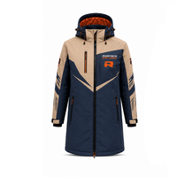 Vestes en textile pour hommes, style motard, grande taille, à capuche, décontractées, polyester/nylon, fermeture éclair intégrale, logo sur le devant
