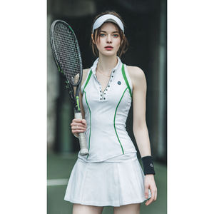 Camiseta de Tenis Personalizada y Faldas de Bádminton y Tenis de Mesa, Camisa Polo sin Mangas, Ropa Deportiva, Uniforme para Equipo de Tenis - Product Image 5