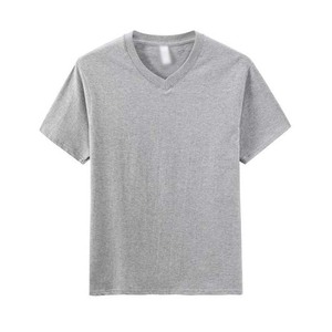 เสื้อยืดคอกลมแขนสั้นผู้ชายคุณภาพสูง ผ้าฝ้าย 100% ระบายอากาศได้ดี ทรงปกติ สีพื้น ดีไซน์ใหม่ล่าสุด แฟชั่นใหม่ - Product Image 5