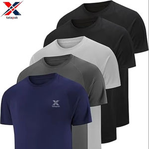 เสื้อยืดพิมพ์ลายและปักลายแบบส่วนตัว สไตล์ลำลอง ผ้าแห้งเร็ว น้ำหนักสูง 180 กรัม ย้อมสีพื้น พิมพ์ลายแบบซับลิเมชั่น รับผลิตแบบ OEM - Product Image 1