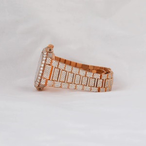 Reloj de Moissanita Auténtica de Última Moda, Color D, VVS1, para Relojes de Lujo, Estilo Hip Hop, Joyería para Fiestas, de Proveedor Indio, con un Aspecto Elegante - Product Image 2