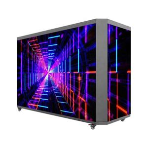 Cabina de DJ Plegable LED a Todo Color P2.604, Mesa de <span class=keywords><strong>Bar</strong></span> para Eventos, Bodas, Discotecas, Decoración de Escenario, Fondo de Discoteca - Product Image 1