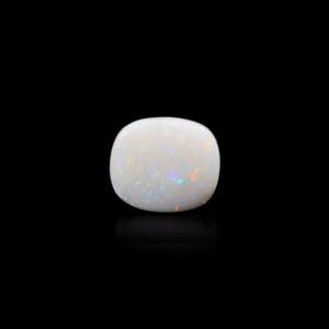Natural White Opal Loose Gemstone 9.15 Carat Certified Raw 20mm - Product Image 1