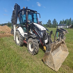 Free Shipping Hidromek HMK 102S Supra Skid Steer Loader White Wheel Loader With Bucket Attachment Engine Core Component - Product Image 4