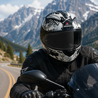 Casque de moto intégral de haute qualité certifié DOT, en ABS durable, à dégagement rapide, avec logo personnalisé, toutes saisons, vente en gros Chine