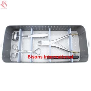 ชุดเครื่องมือผ่าตัดช่องปากคุณภาพสูงสำหรับการผ่าตัดซัลโคพลาสติก ทำจากเหล็กกล้าไร้สนิม ขายส่ง - Product Image 2
