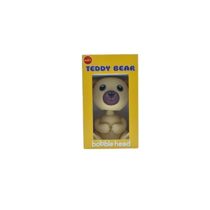 Linda Figura de Oso de Peluche con Cabeza Móvil, Mini Adorno Divertido para el Tablero del Auto, Escritorio de Oficina, Mesa Infantil y Decoración del Hogar - Product Image 5
