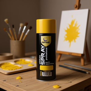 Peintures artistiques en plastique jaune moyen 200ML Espagne - Product Image 2