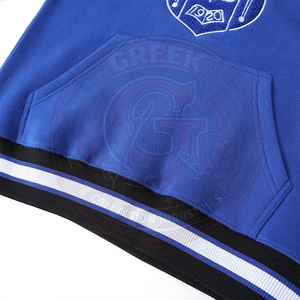 เสื้อสเวตเชิ้ตสีน้ำเงินรอยัล Zeta Phi Beta ปักลายตราสัญลักษณ์แบบเชนิลล์ เสื้อผ้าสำหรับชมรมนักศึกษากรีก ยูนิเซ็กซ์ ผ้าฝ้ายพรีเมียม - Product Image 5