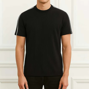 T-shirt ''SOSH 4'' pour homme avec bordure sur les épaules - Product Image 1