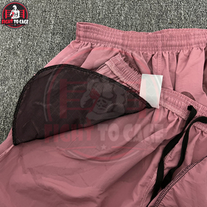 Shorts de sport en nylon pour hommes, légers, respirants, durables, à taille élastique, coupe au genou, personnalisables, de haute qualité, prix de gros - Product Image 4