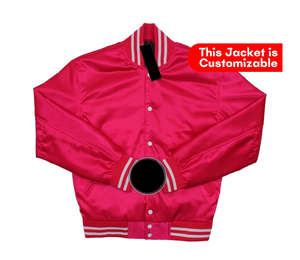 Chaqueta Bomber Varsity Personalizada de Nuevo Estilo, Bordado Personalizado con Nombre y Número, Logotipo Frontal, Impermeable, Resistente al Viento, de Seda, Unisex - Product Image 5