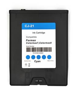 Cartouches d'encre UKT CJ-21 CJ-22 CJ-23 CJ-24 entièrement colorées compatibles avec les réservoirs Formax COLORMAX 7/8 MEMJET 250 ml - Product Image 3