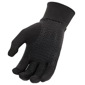 Gants de course au design sportif pour hommes, en polyester chaud, résistants à l'eau, doublure douce, antidérapants, tissu durable, gants de course sportifs - Product Image 2