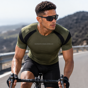 Custom OEM <b>Men</b> Muscle Fit Base Layer <b>Shirt</b> Tight Fit <b>Compression</b> Style Quick Dry Breathable Sportswear - Product Image 1